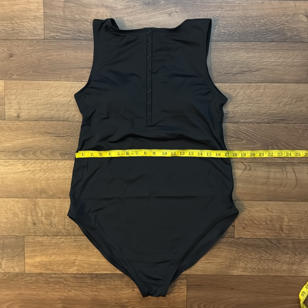 Andie Swim Size XXLT The Malibu One Piece Swimsuit NWT Black Fan Favorite Beach - Picture 10 of 16